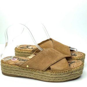 Sam Edelman sandals size 9 Natty suede espadrilles